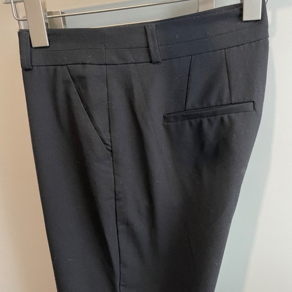 2 pairs mid rise Black pants Size 6 - Picture 6 of 6